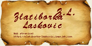 Zlatiborka Lasković vizit kartica